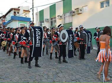 Mairi sedia 1º Encontro de Fanfarras