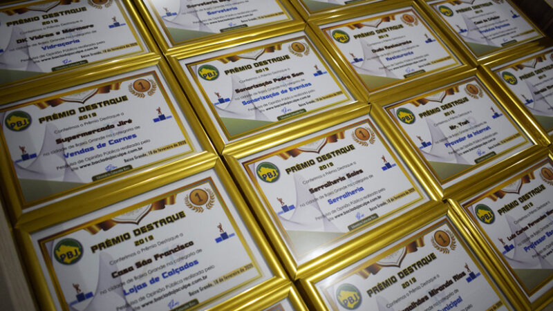 59 Comércios Serviços e Personalidades recebem Prêmio Destaque 2019 em Baixa Grande