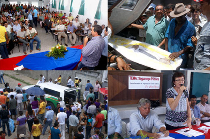 Audiência Pública discutiu Segurança na Bacia do Jacuípe e família levou caixão para o local