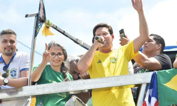 Roma faz defesa da liberdade em ato na Barra pelo Bicentenário da Independência do Brasil