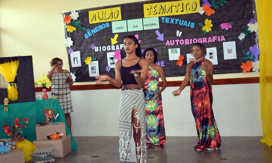 Em clima de “Consciência Negra” a escola Lídia Peixoto encerra mais um trimestre de aula em Baixa Grande