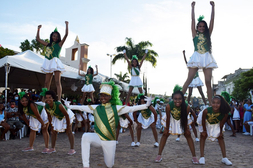 Fanfarra do Adenias se apresenta no encerramento da festa da Padroeira em Baixa Grande
