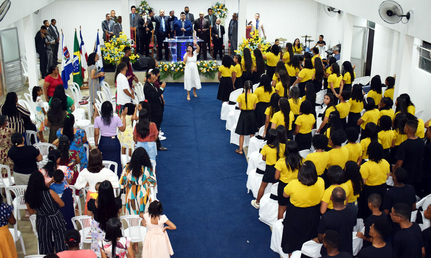 Abertura do Congresso de Jovens e Adolescente na Igreja Assembleia de Deus em Baixa Grande