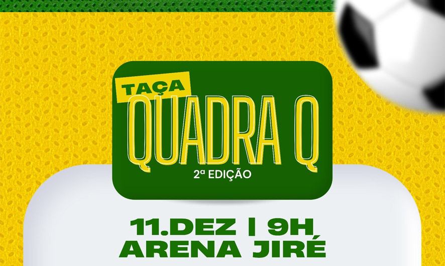 Com participação de 8 equipes, acontece no próximo domingo o Torneio Taça Quadra Q, em Baixa Grande – BA
