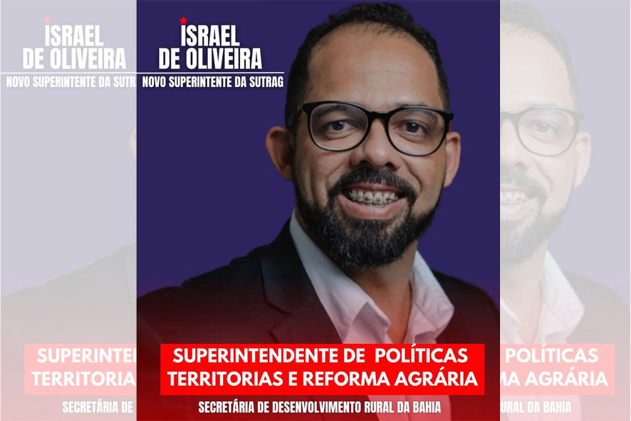 Baixagrandense Israel de Oliveira Santos Assume Superintendência de Políticas Territoriais e Reforma Agrária do Governo da Bahia