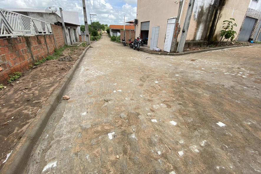 Evolução de Obra: Pavimentação – Rua Rui Barbosa em Capela do Alto Alegre