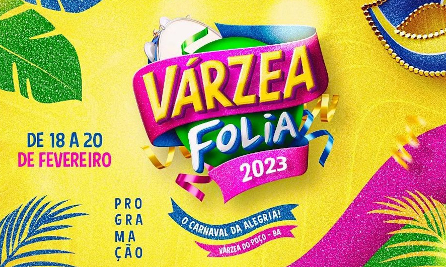 Divulgada as atrações do Várzea Folia 2023, o tradicional carnaval de Várzea do Poço