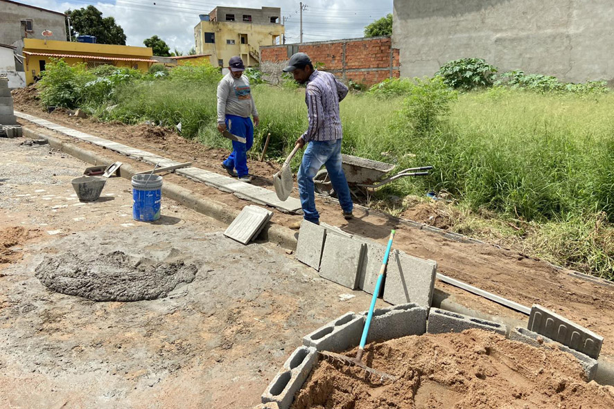 Evolução de Obra: Pavimentação – Rua Joana Angélica em Capela do Alto Alegre