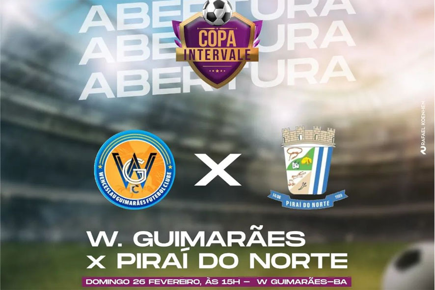 Wenceslau Guimarães sedia neste domingo (26) o jogo de abertura da Copa Inter Vale 2023