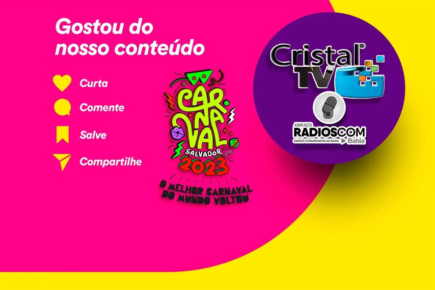 WebTV de Baixa Grande vai transmitir o Carnaval de Salvador