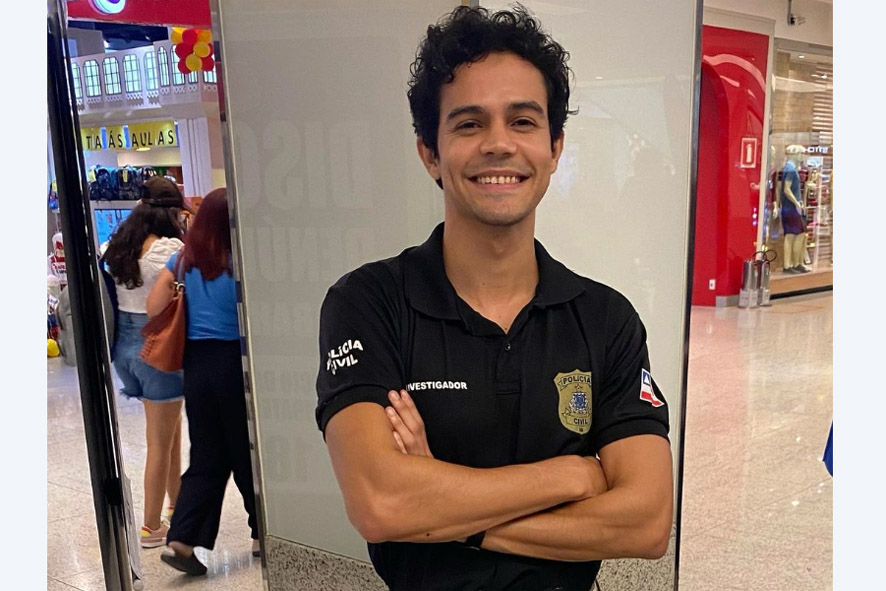 Filho de Baixa Grande, Policial Civil, Paulo Lima Cruz é destaque em página do governo da Bahia dando dicas de segurança em 4 idiomas