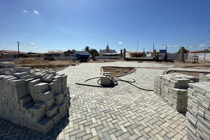 Evolução de Obra: Nova Praça – Povoado de Lagoa Das Flores em Capela do Alto Alegre