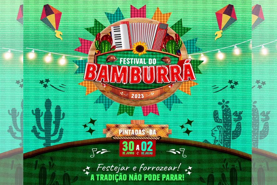 Anunciado para os dias 30 de junho a 2 de julho o Festival Bamburrá de Pintadas