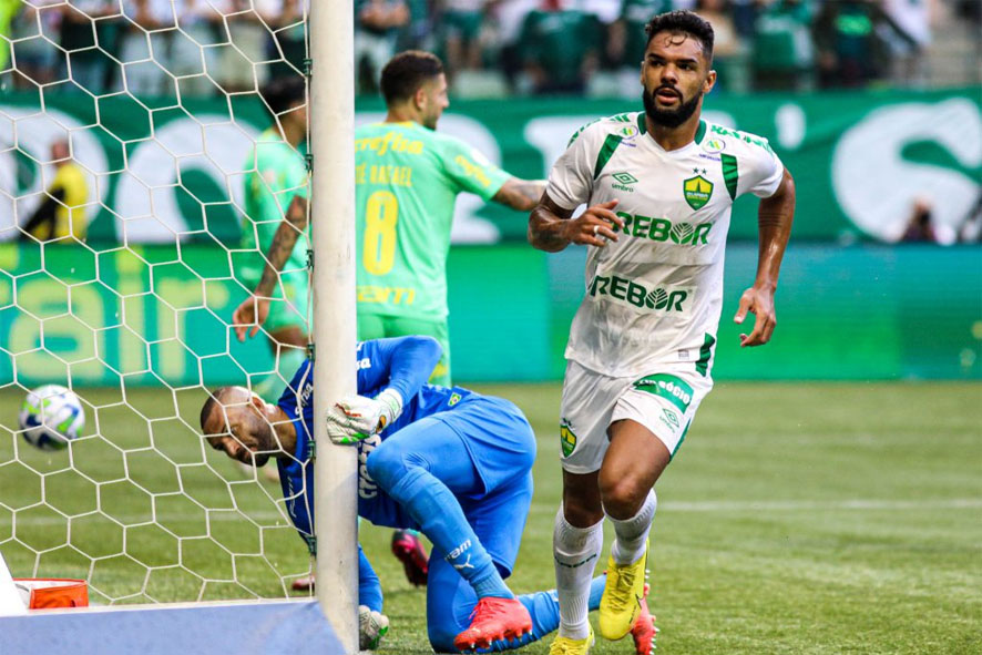 Raniele de Baixa Grande faz gol de cabeça na estreia do Cuiabá pelo Campeonato Brasileiro de 2023