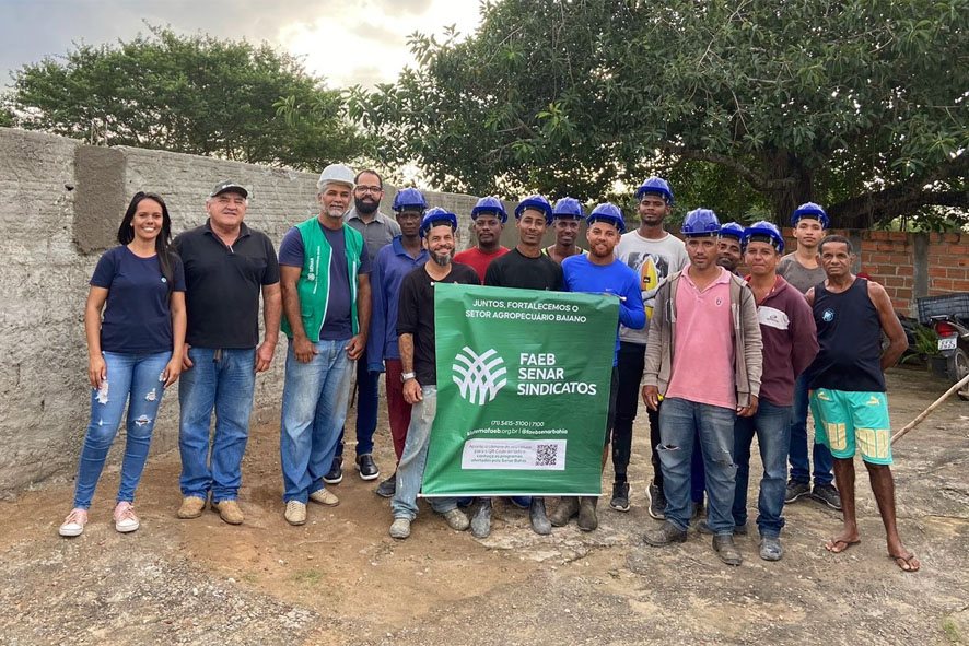 Novos Pedreiros Rurais formados! Encerrado mais um Curso do Senar em parceria do Agrovida e Sindicato de Produtores Rurais de Baixa