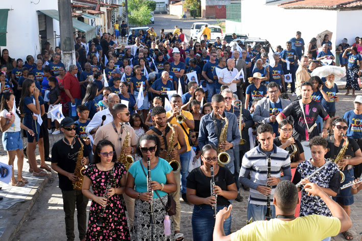 Com passeata e culto de Ação de Graça, Igreja Assembleia de Deus celebra 50 anos em Baixa Grande