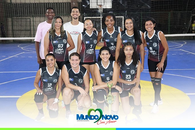 Vôlei Feminino de Baixa Grande foi campeã no Torneio Regional realizado em Mundo Novo