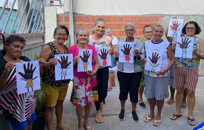 SMAS realização ação em prol do dia da Consciência Negra em Capela do Alto Alegre