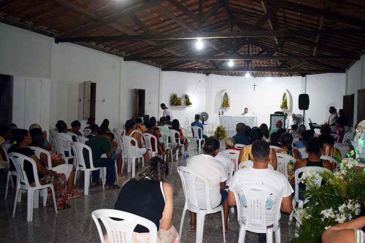 Missa de Ação de Graça encerra a Festa da Padroeira Nossa Senhora das Graça na Igreja do Tapete em Baixa Grande