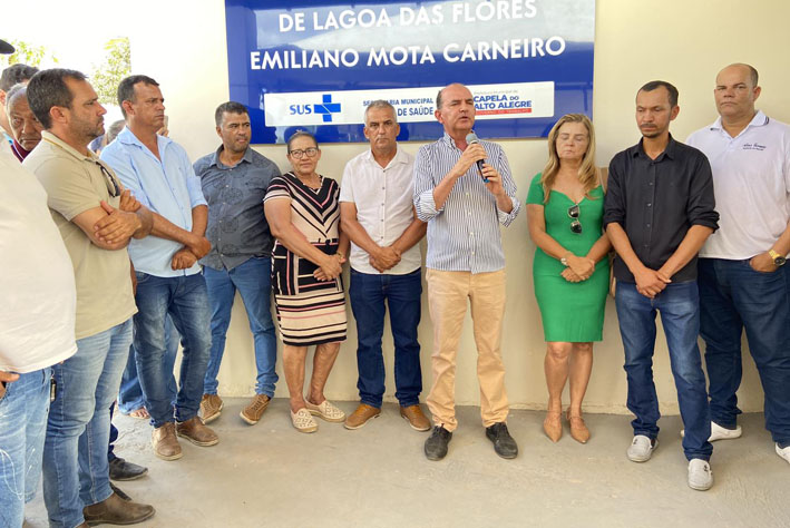 Grande Inauguração: Unidade de Apoio à Saúde – Lago das Flores em Capela do Alto Alegre