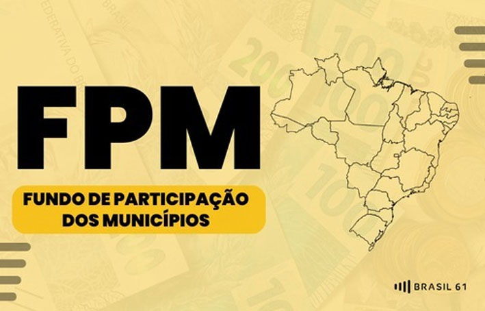 Municípios recebem R$ 3,6 bi do FPM na próxima quarta-feira (20)