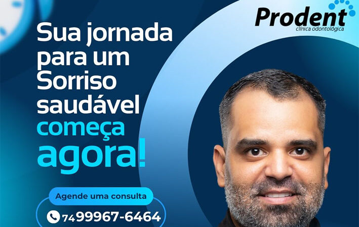 Sua jornada para um Sorriso saudável começa agora, procure a Prodent