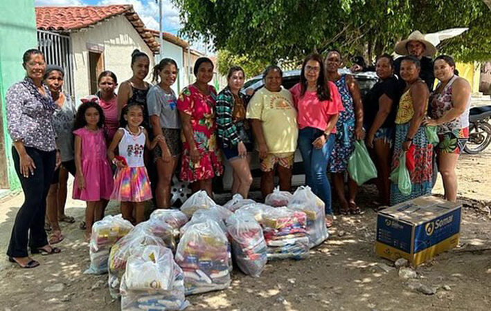 SMAS entrega novas cestas para combate à fome em Capela do Alto Alegre