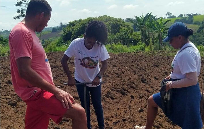 Técnico do Instituto Agrovida realiza visita técnica na comunidade Corta Jaca, município de Cruz das Almas