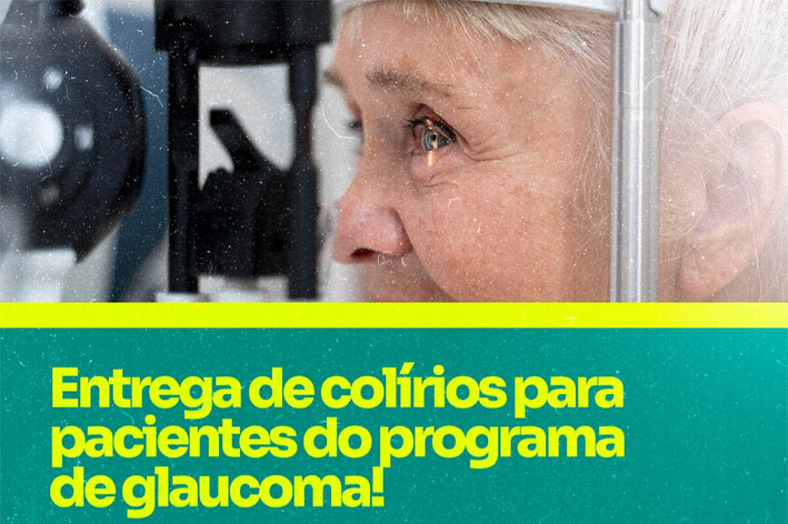 Prefeitura de Baixa Grande anuncia para a terça-feira (30) a entrega de colírios para pacientes do programa de glaucoma