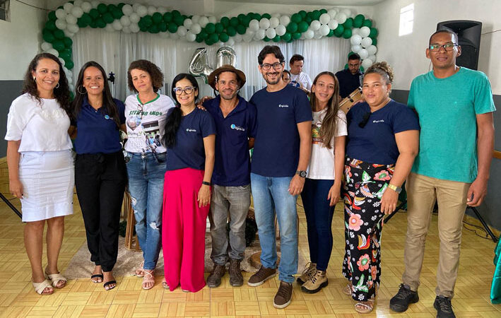 Equipe do Instituto Agrovida prestigia o evento celebração pelos 40 anos STTR Baixa Grande