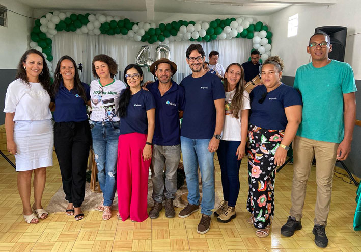 Equipe do Instituto Agrovida prestigia o evento celebração pelos 40 anos STTR Baixa Grande