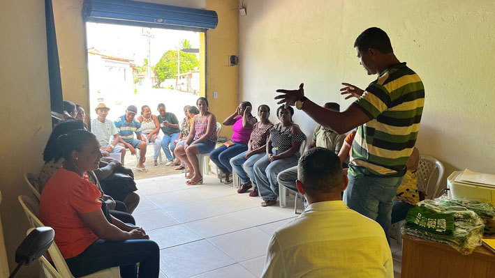 Instituto Agrovida esteve presente em reuniões realizada na Comunidade Gravatá de Baixo, município de Muritiba