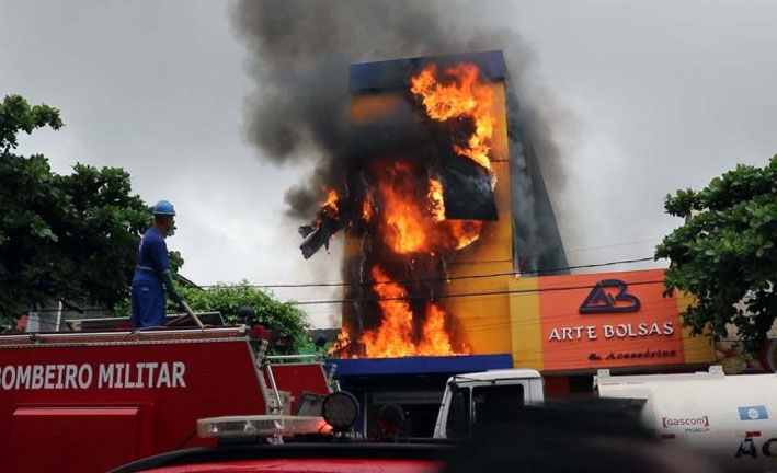 Arte Bolsas e Acessórias é destruída pelo fogo em Itaberaba