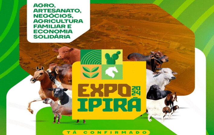 Confirmado a Expo Ipirá 2024, avento acontece entre os dias 18 e 21 de abril