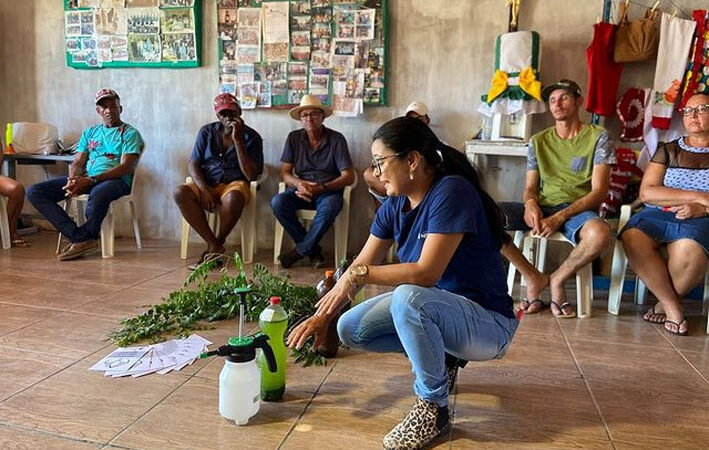Instituto Arovida realiza Capacitação em Defensivos Naturais com a Comunidade Bonsucesso, município de Mairi