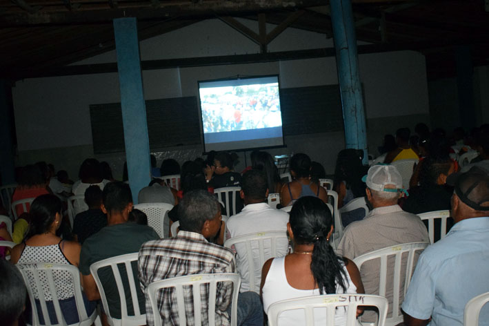 Cine Minha Terra Tem Cultura, Minha Terra tem História é exibido em Lagoa do Mamão, povoado de Baixa Grande