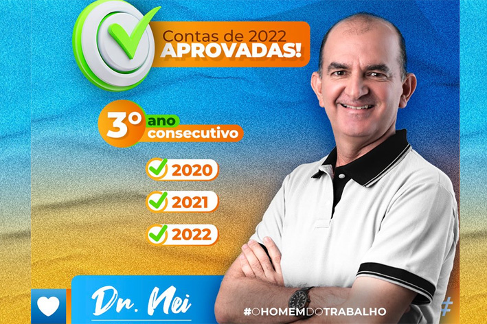 Prefeito de Capela do Alto Alegre comemora o 3º ano de contas Aprovadas