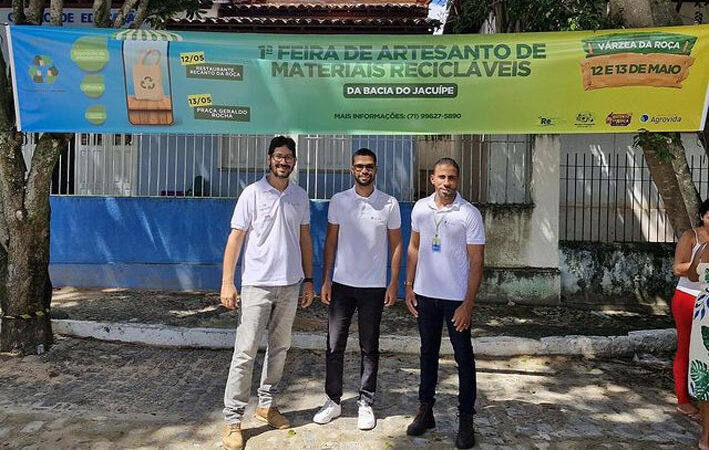 Instituto Agrovida presente na 1ª Feira de Artesanato de Materiais Recicláveis da Bacia do Jacuípe