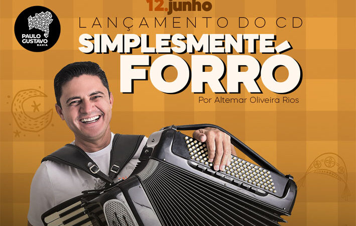 Sanfoneiro Altemar Oliveira lança álbum “Simplesmente Forró” em Pé de Serra