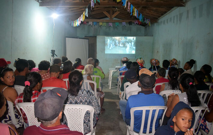 Em Lagoa do Cipó, STTR de Baixa Grande encerra as exibições do Cinema Itinerante, contemplado pela Lei Paulo Gustavo