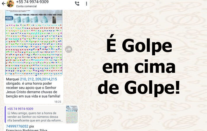 Piritiba: Alerta sobre golpe de “rifa” falsa em nome do pároco da cidade