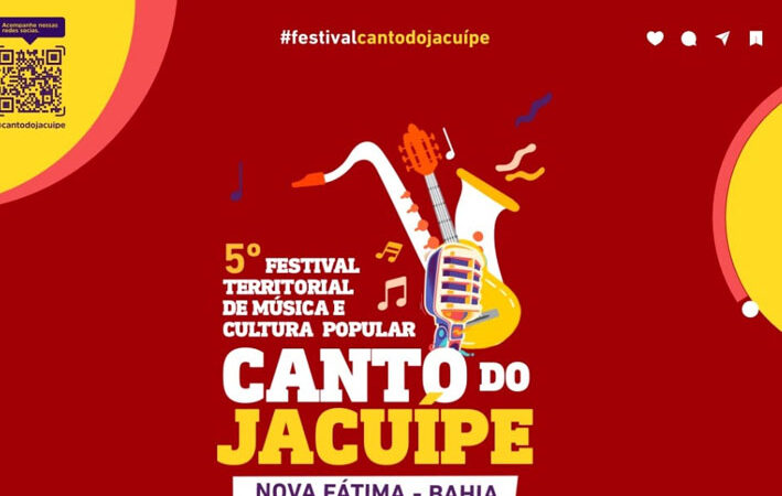 Nova Fátima sedia a etapa final do 5º Festival Territorial de Música e Cultura Popular canto do Jacuípe