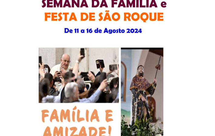 Semana da Família e Festa de São Roque inicia no próximo dia 11 em Baixa Grande