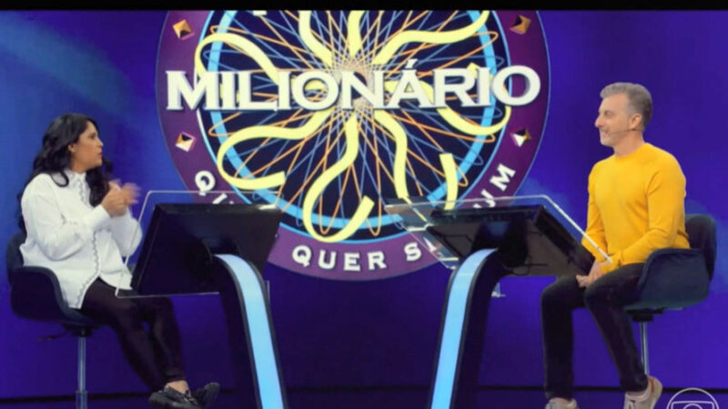 Nascida em Baixa Grande e residindo e Feira de Santana, Talitha Costa participa do Programa Domingão com Huck
