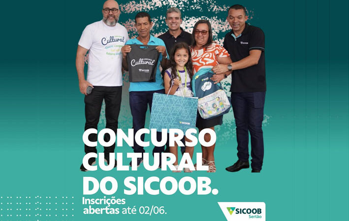 Abertas as inscrições para o Concurso Cultural do Sicoob Sertão