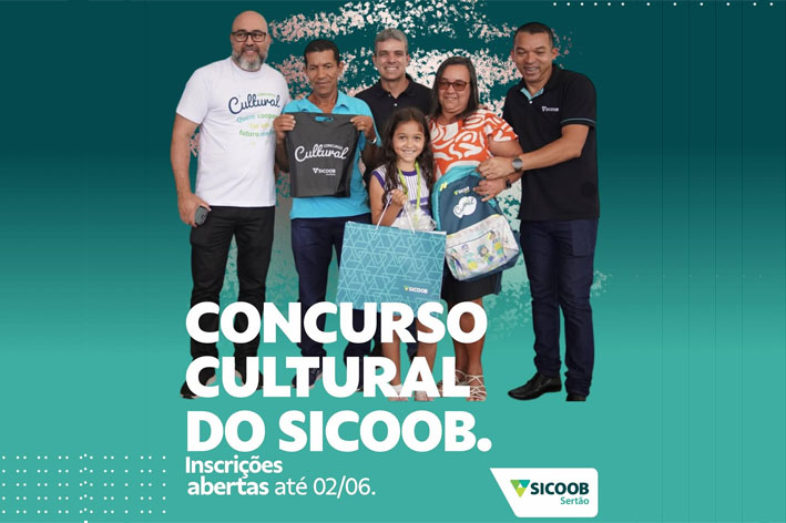 Abertas as inscrições para o Concurso Cultural do Sicoob Sertão