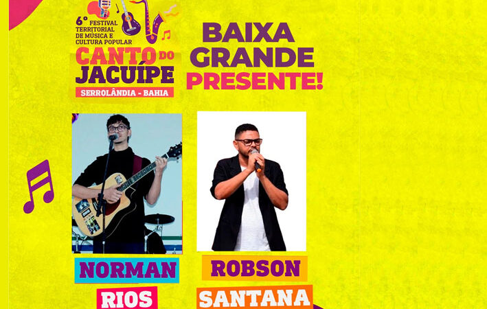 Baixa Grande será representada neste final de semana no Canto do Jacuípe em Serrolândia