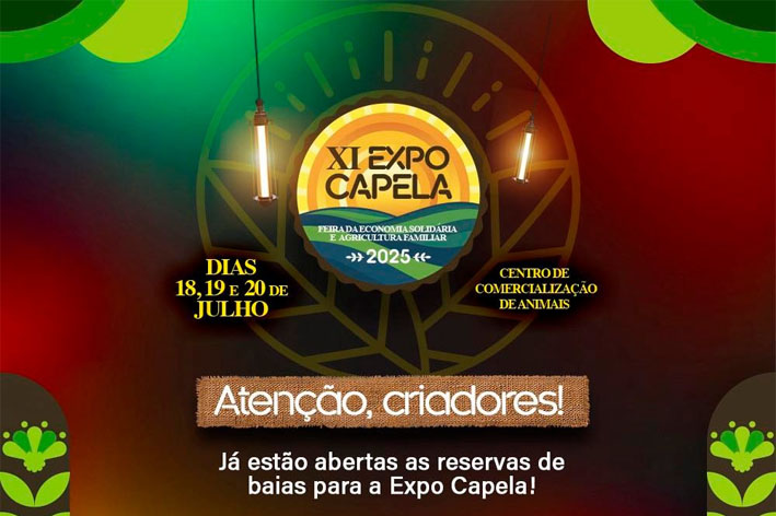 Prefeitura de Capela do Alto Alegre anuncia a XI Expo Capela 2025