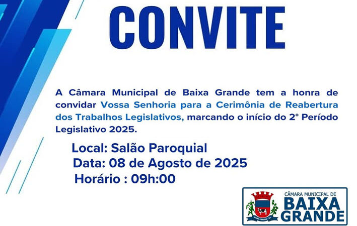 Vereadores retomam nesta sexta-feira as sessões do 2º Período Legislativo