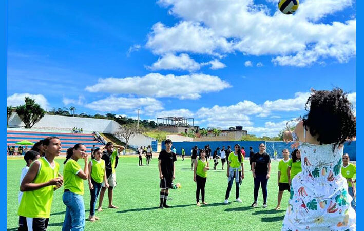 Baixa Grande – Colégio Adenias Rodrigues promove manhã esportiva em homenagem ao Dia do Estudante